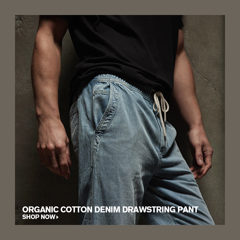 COTTON DENIM PANT