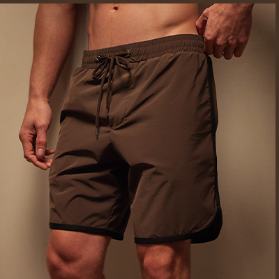 CURVED HEM BOARDSHORT