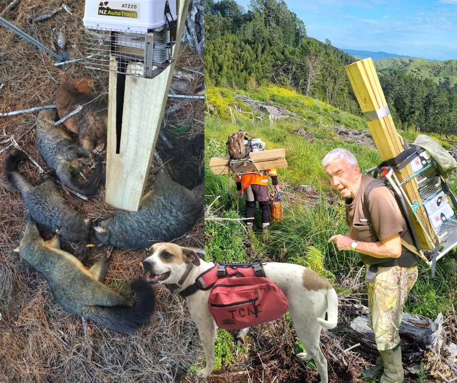 Mark and Mike with trained dog 