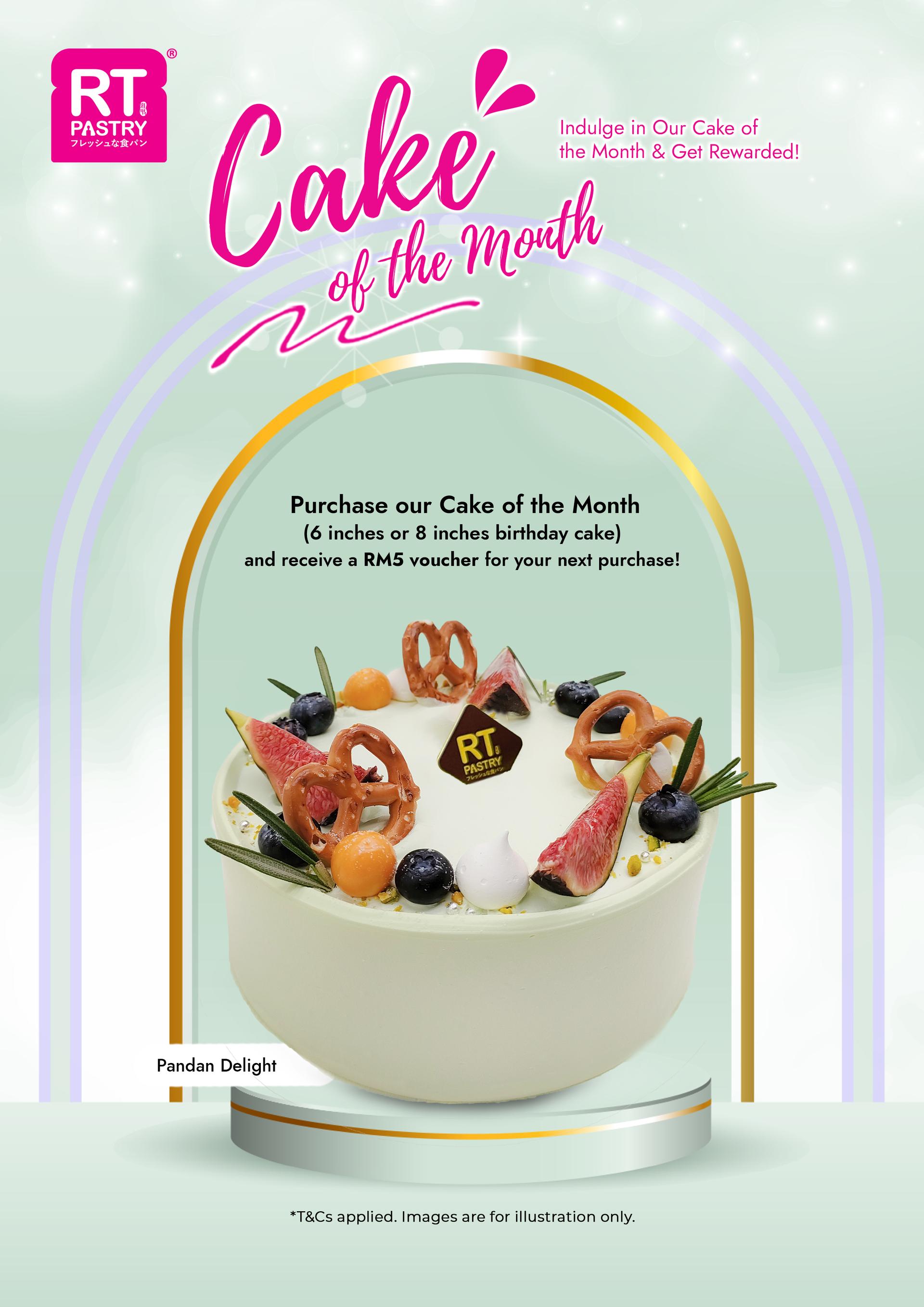 Cake of the month (Sep) - Pandan Delight