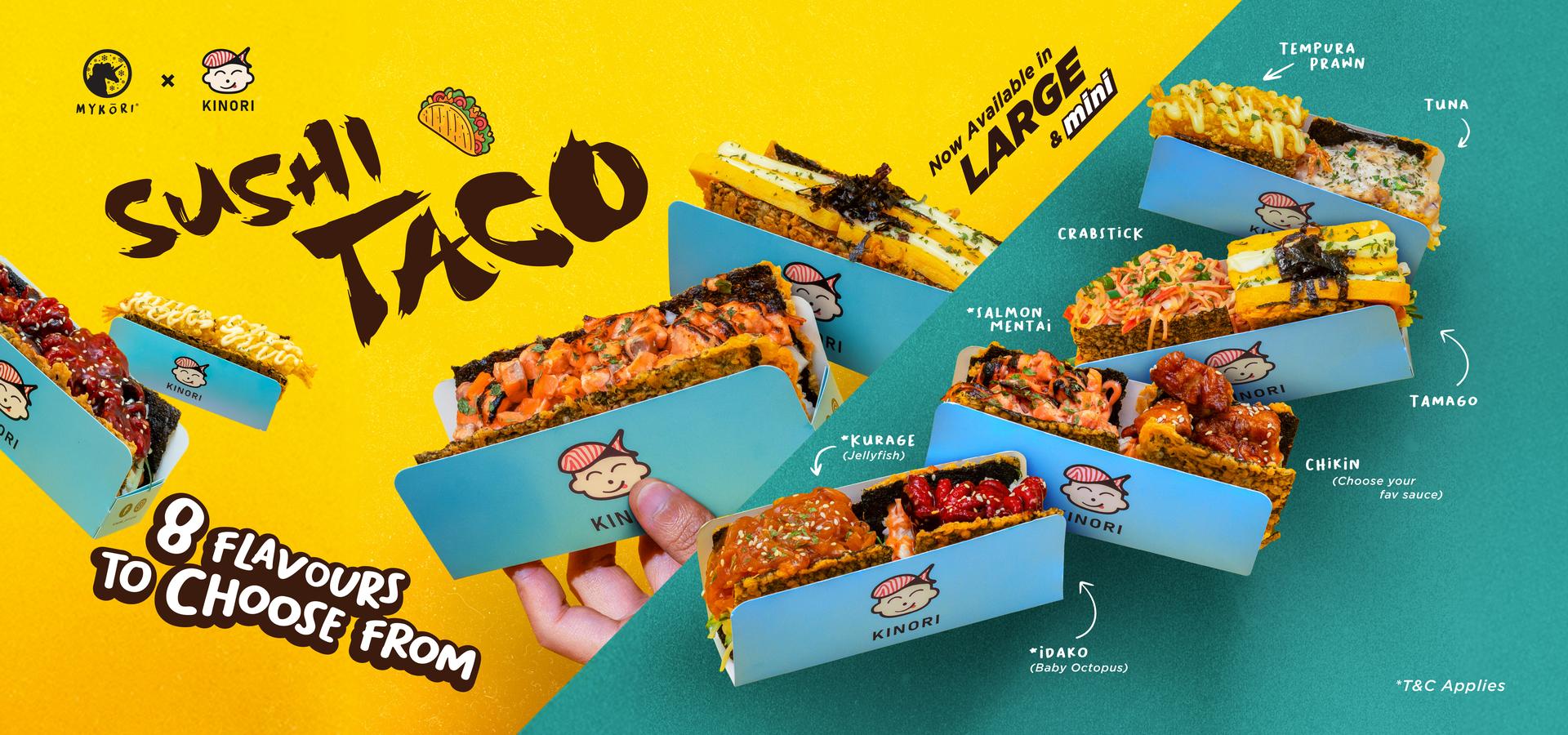 Sushi Taco New Flavours
