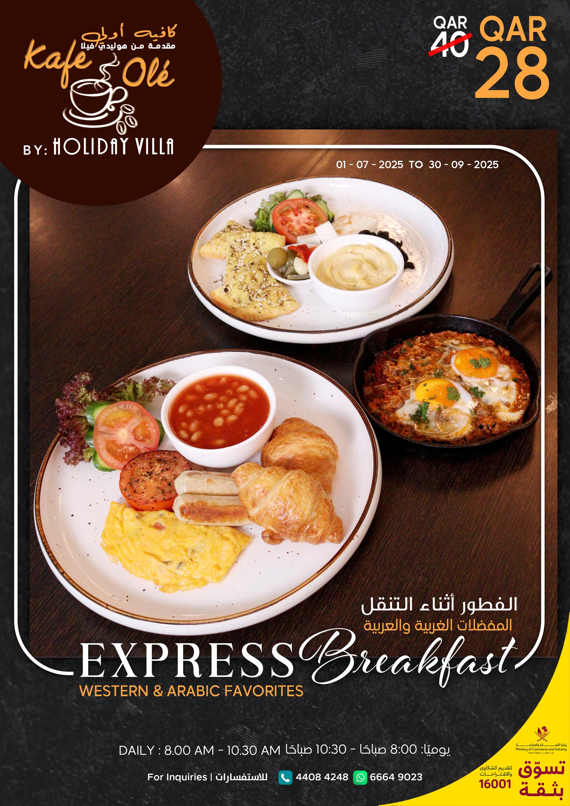 Q2-KafeOle-Express Breakfast
