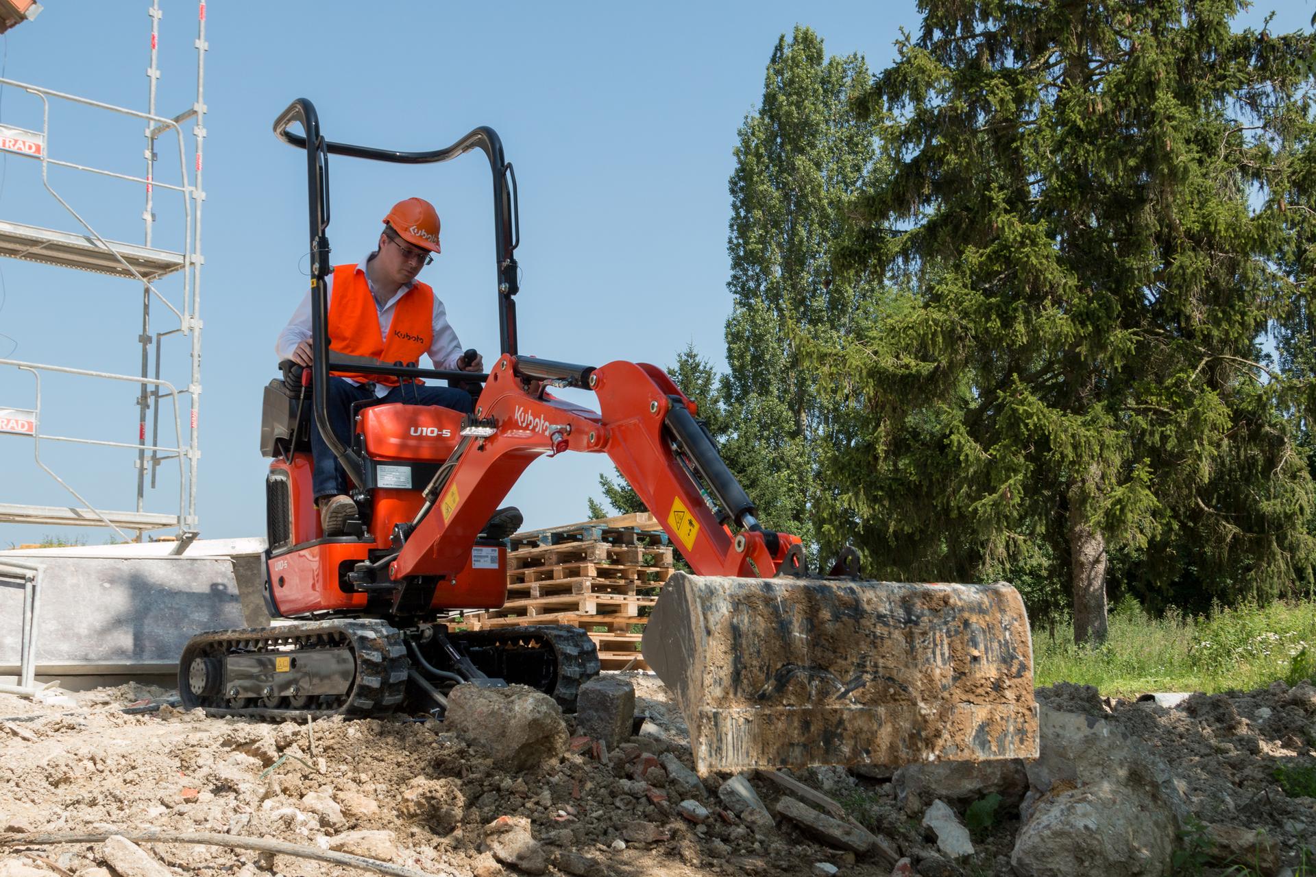 Kubota U10-5 i brug