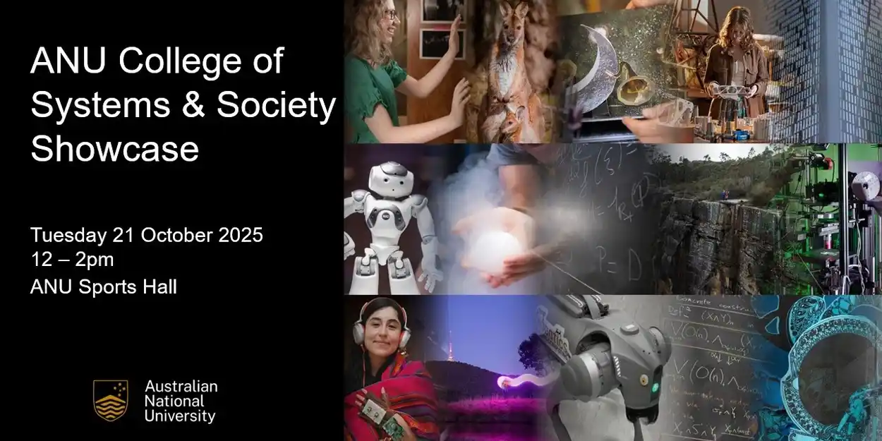 College of Systems and Society Showcase poster.
