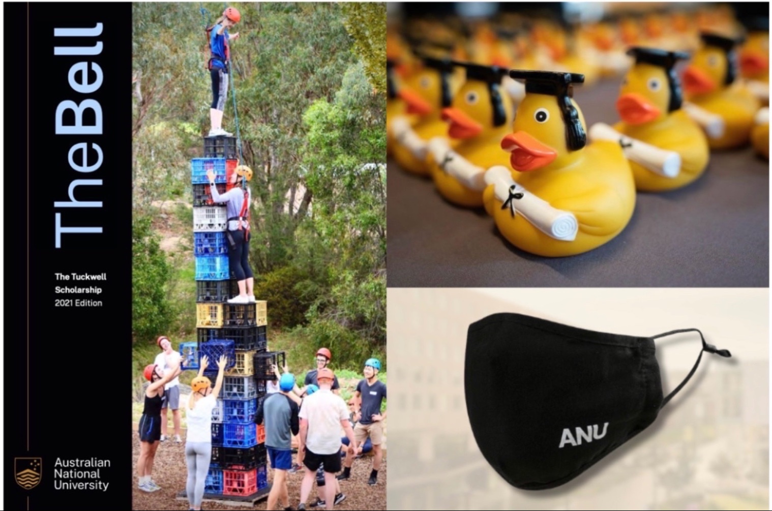 Collage of images of some of the items in the Time Capsule