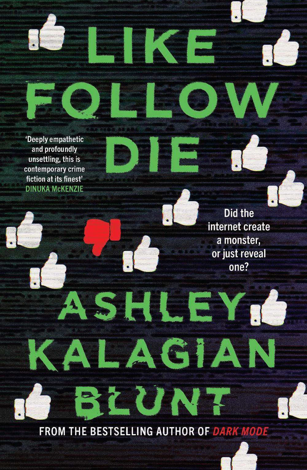 Book cover of Like, Follow, Die.