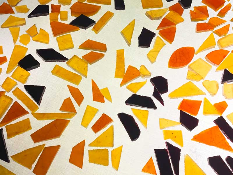 Atelier lumière, pate de fruits et pixels