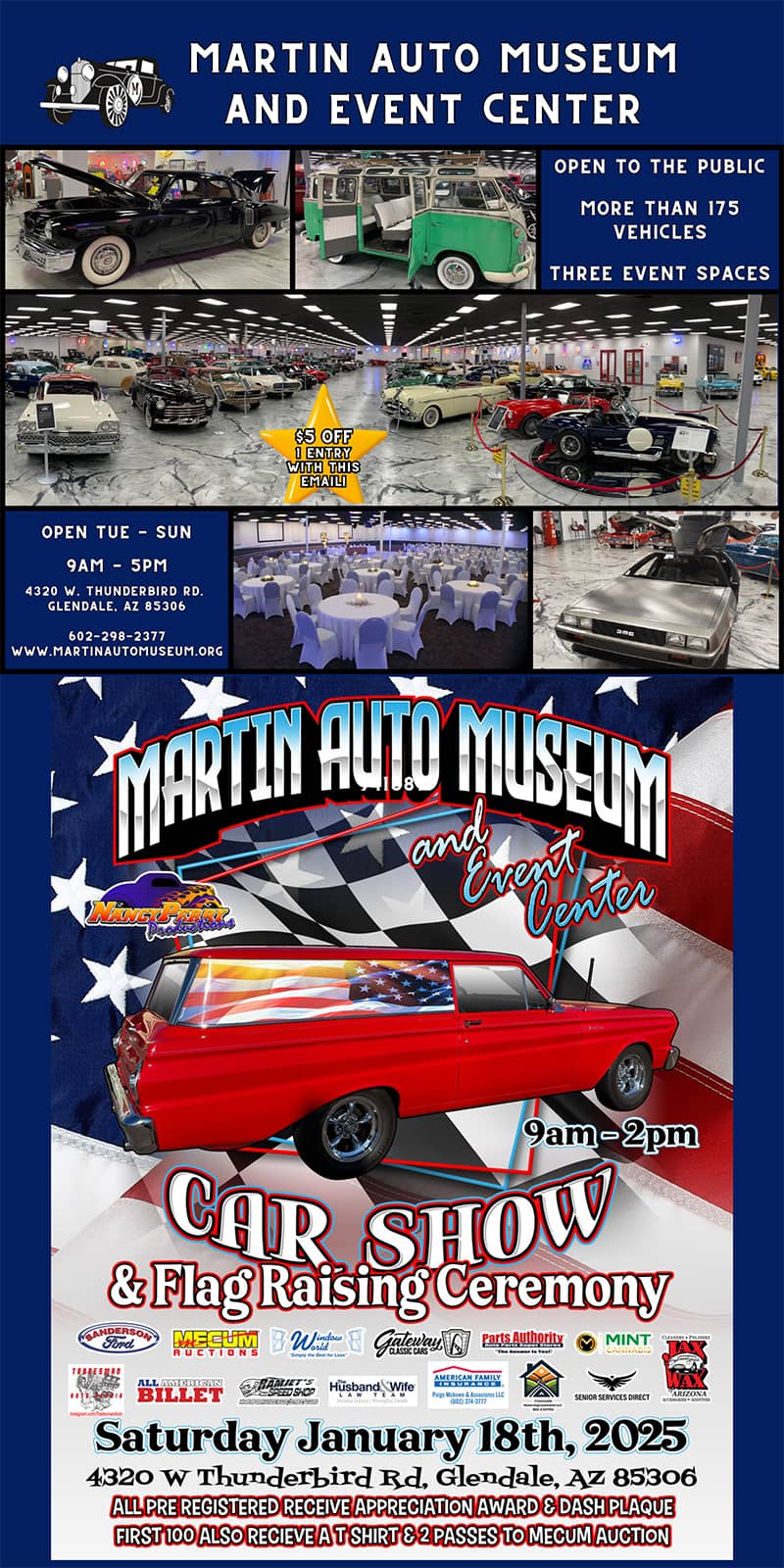 Visit the Martin Auto Museum in Phoenix!