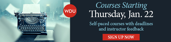 Writer's Digest Course Calendar