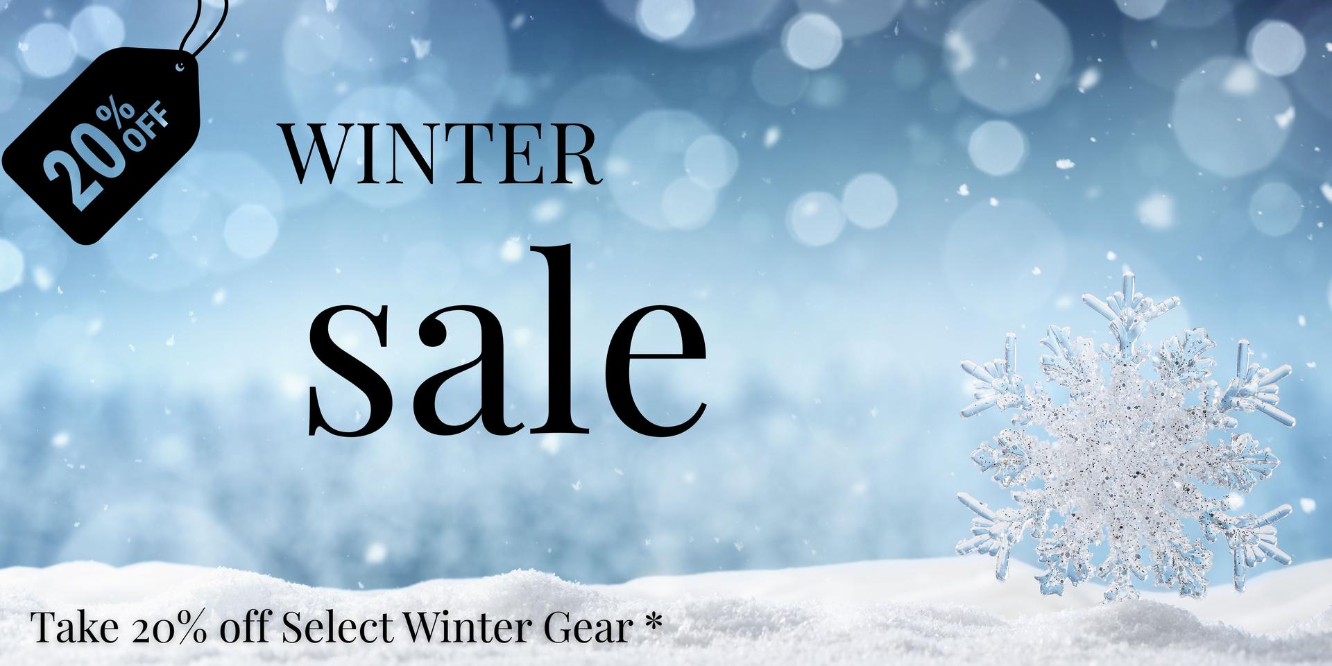 Winter Sale: 20% off select winter gear