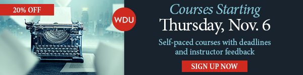 Writer's Digest Course Calendar