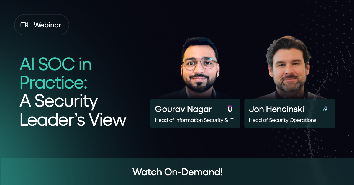 AI SOC in Practice - watch on-demand!