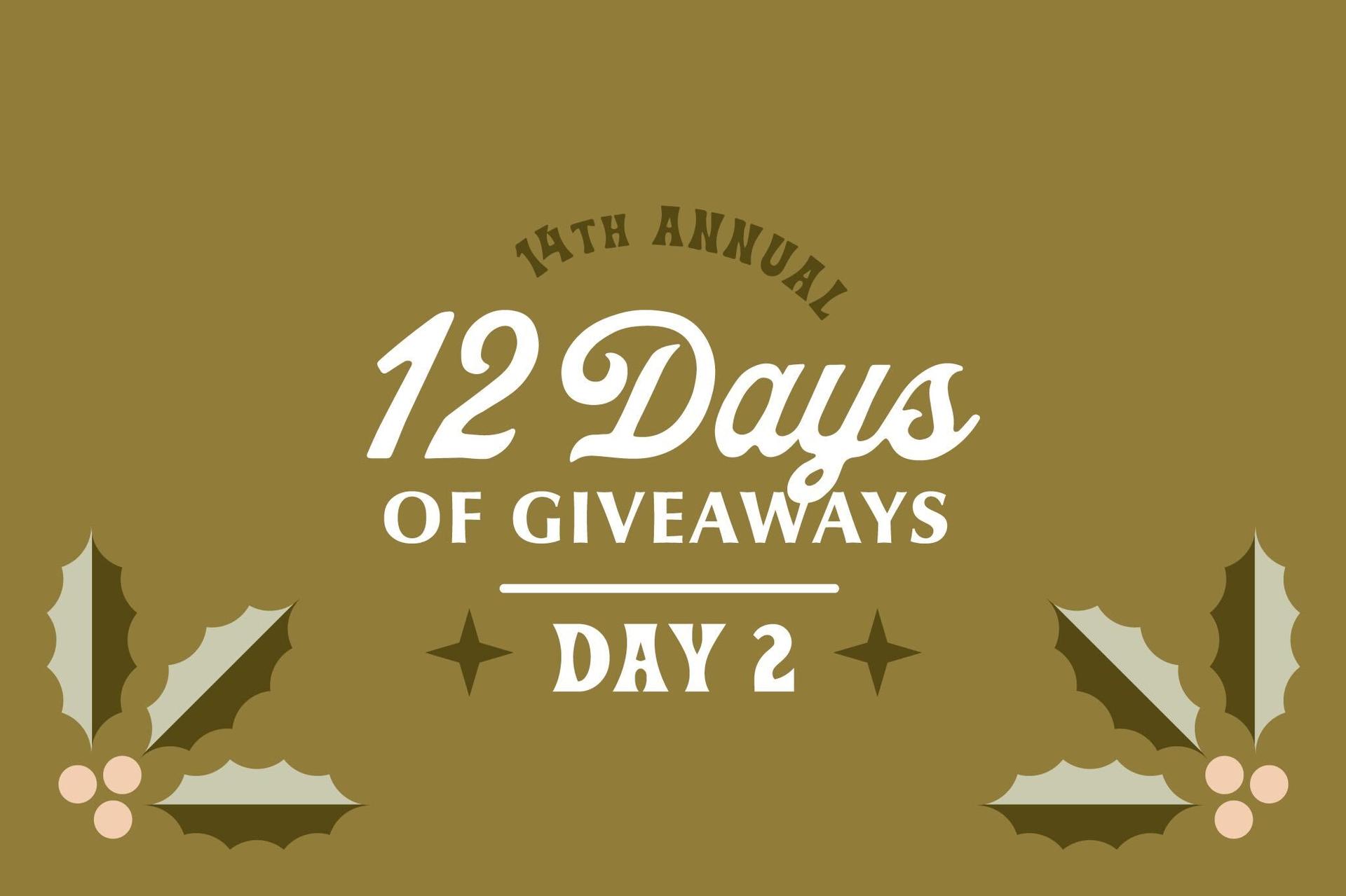 12 Days of Giveaways