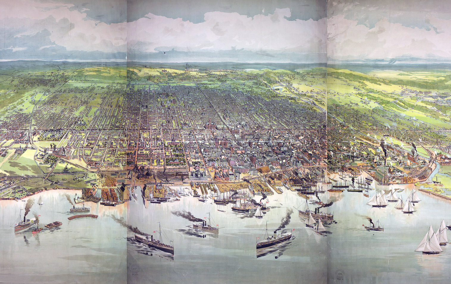 this is what the toronto waterfront used to look like