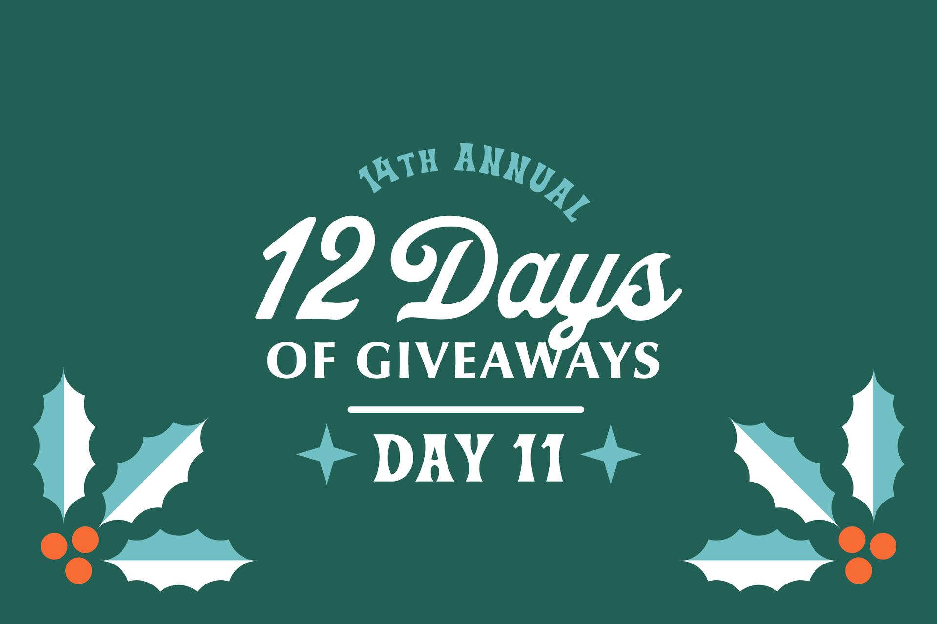 12 Days of Giveaways