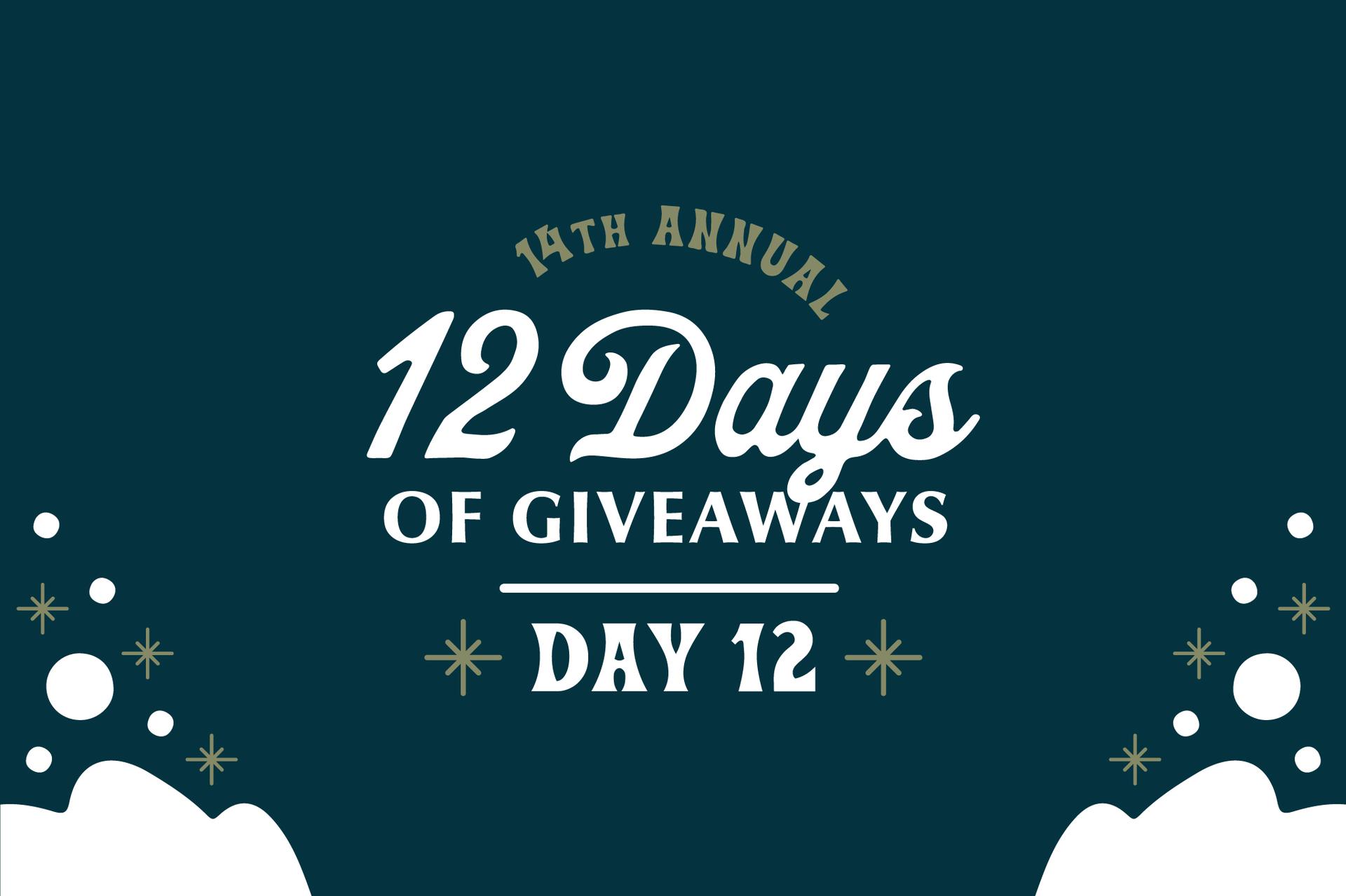 12 Days of Giveaways