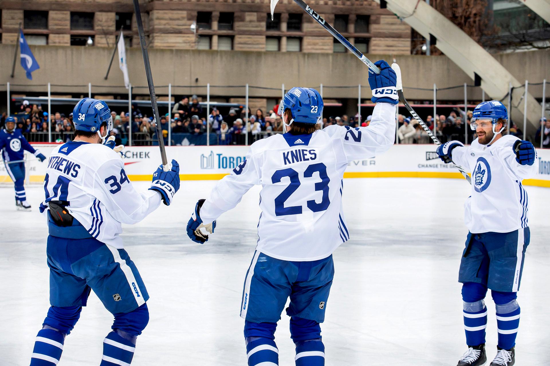 toronto maple leafs outdoor practice