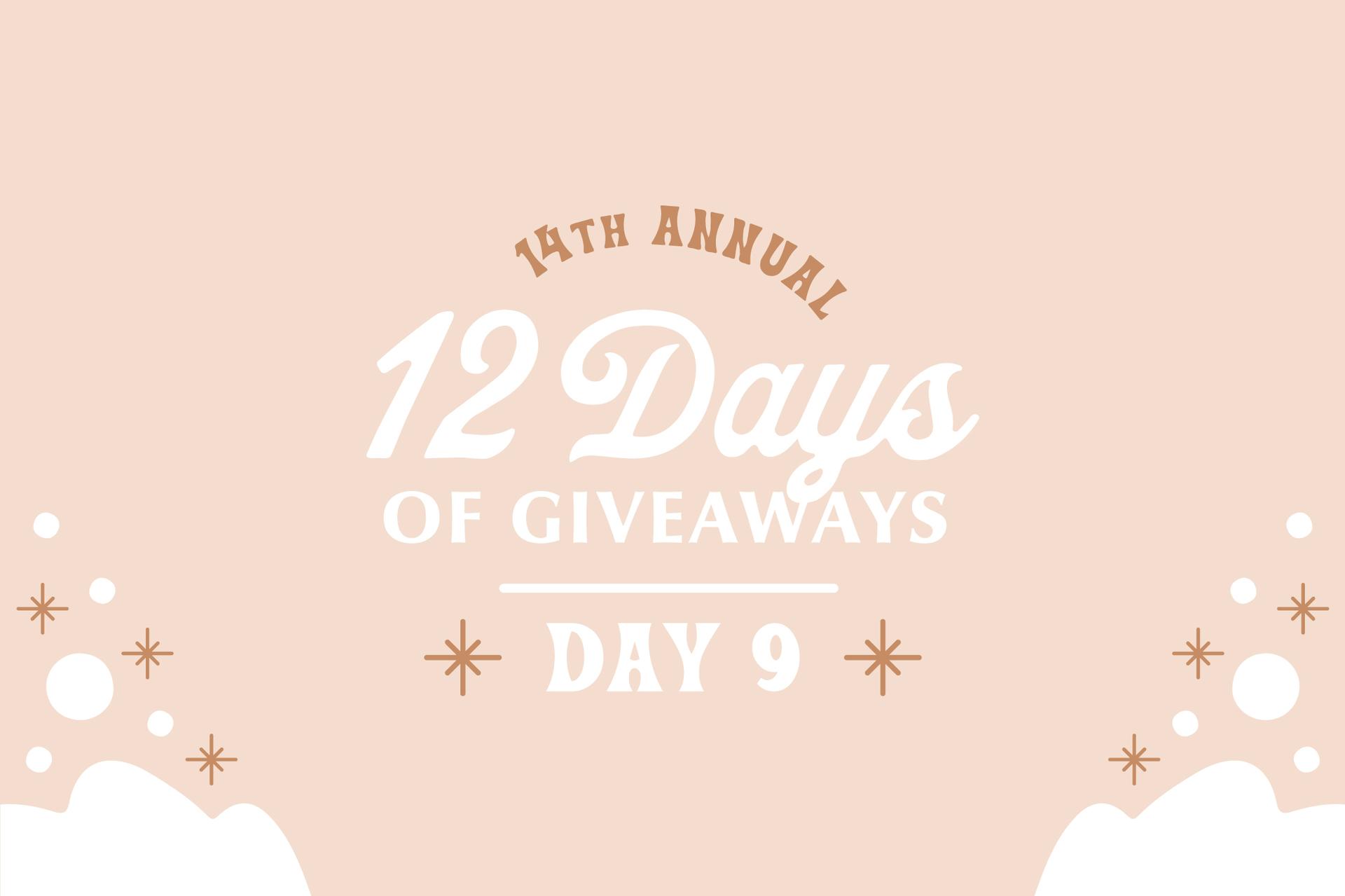 12 Days of Giveaways