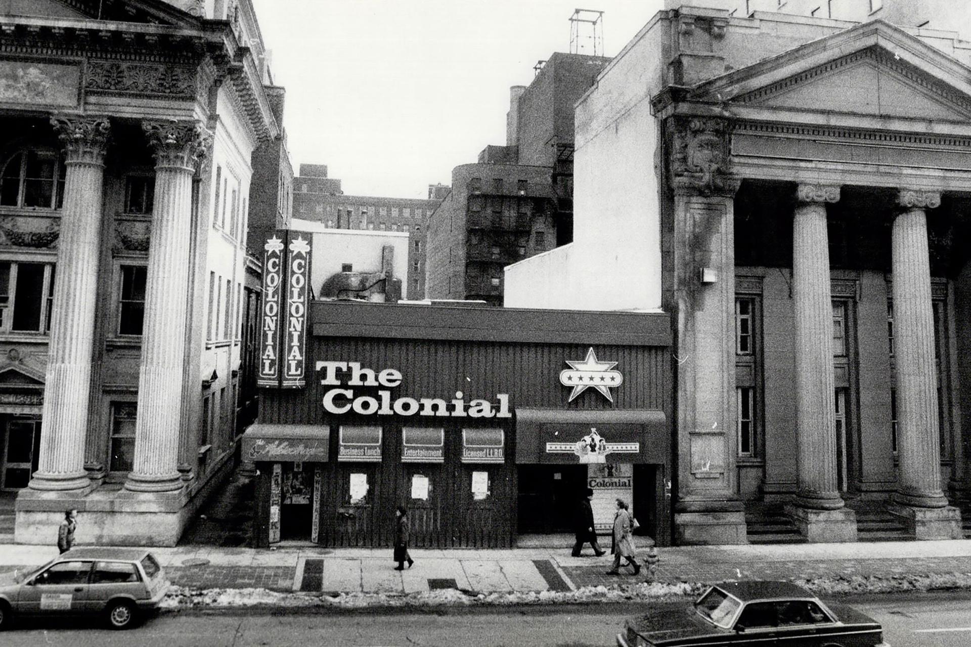 the colonial tavern toronto archive image