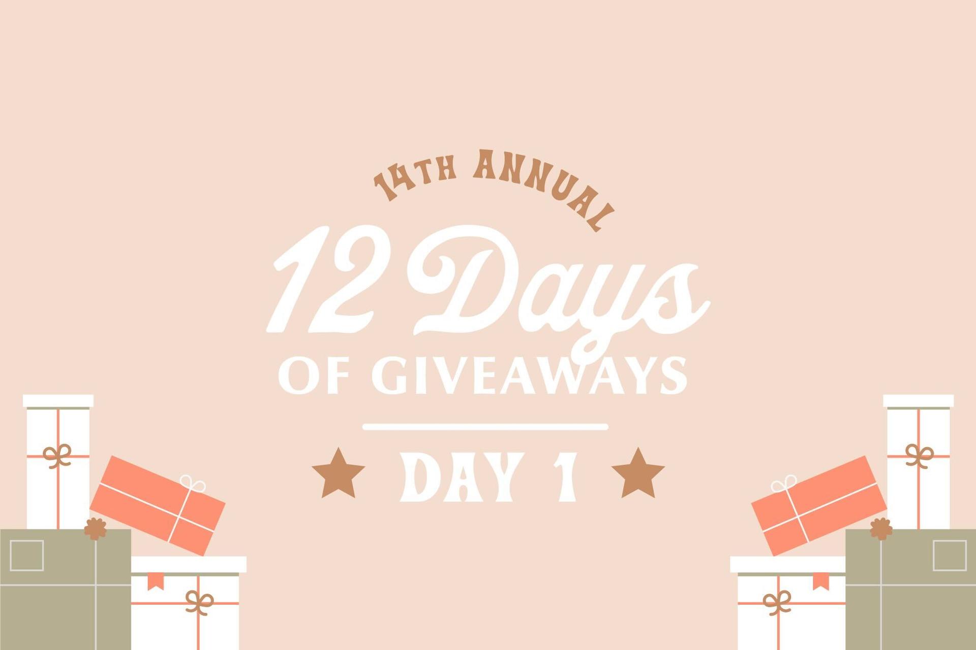 12 Days of Giveaways 