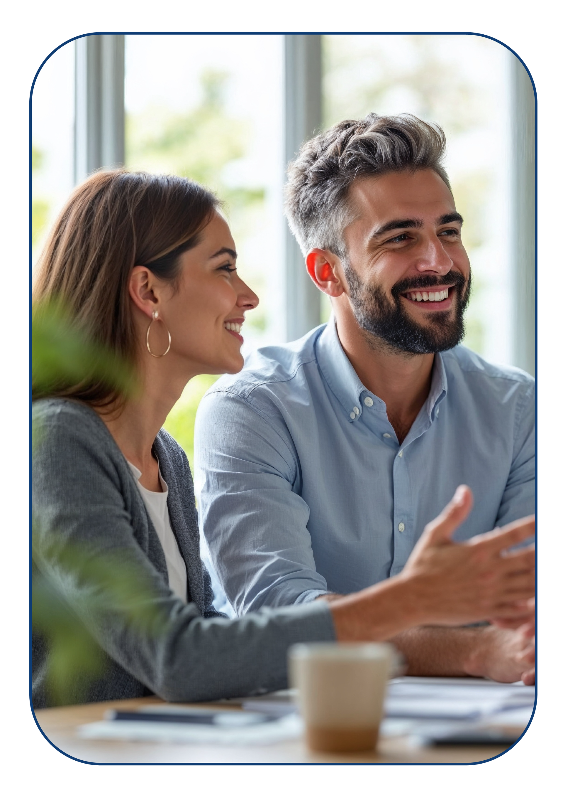 Employee talking