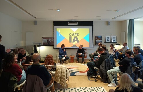 Visuel Café IA au Havre avec Gilles Babinet