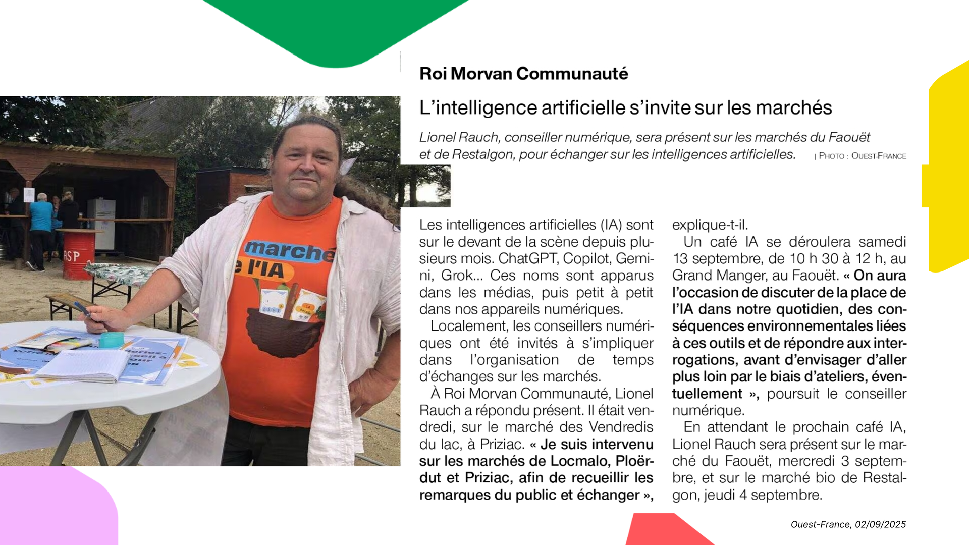 annonce de l'évènement La Tribune AIM