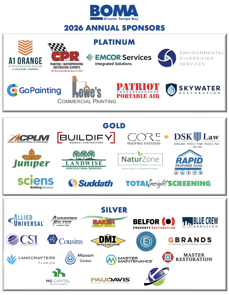 BOMA GTB 2025 Annual Sponsors