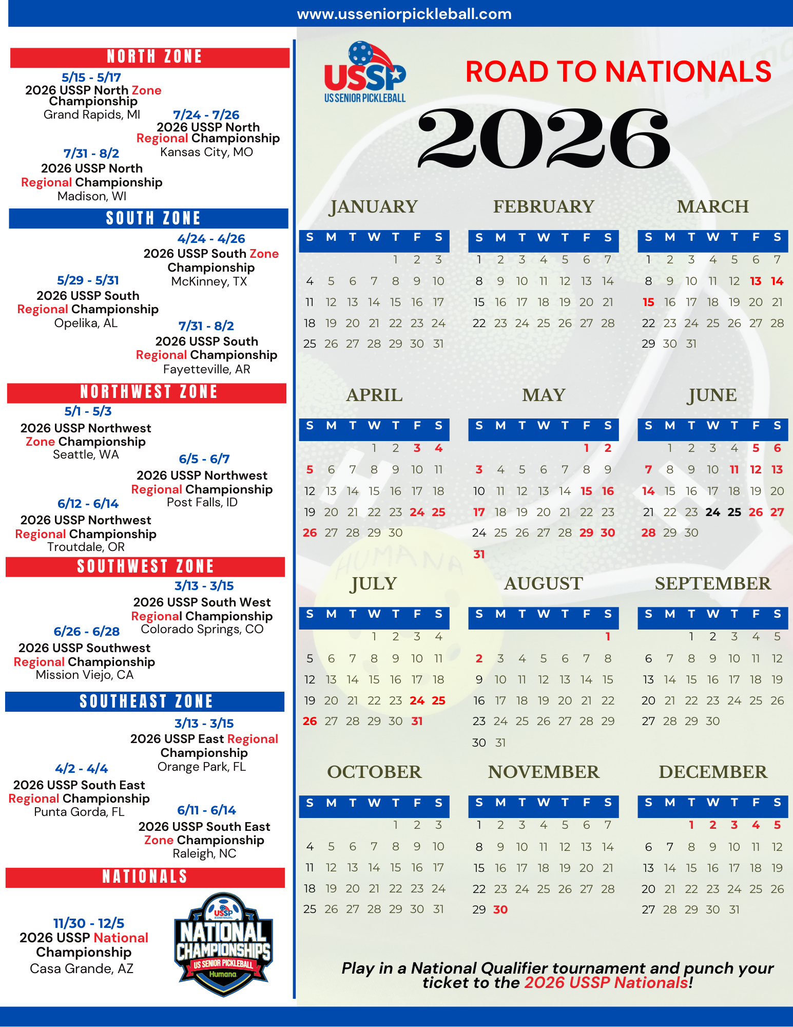 USSP 2026 Road to Nationals