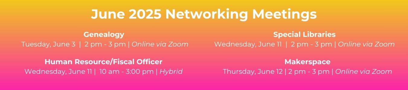 June networking meetings