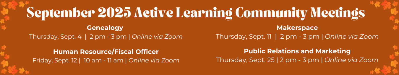 September Active Learning Communities