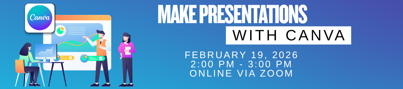 Make Presentations with Canva. February 19, 2026.