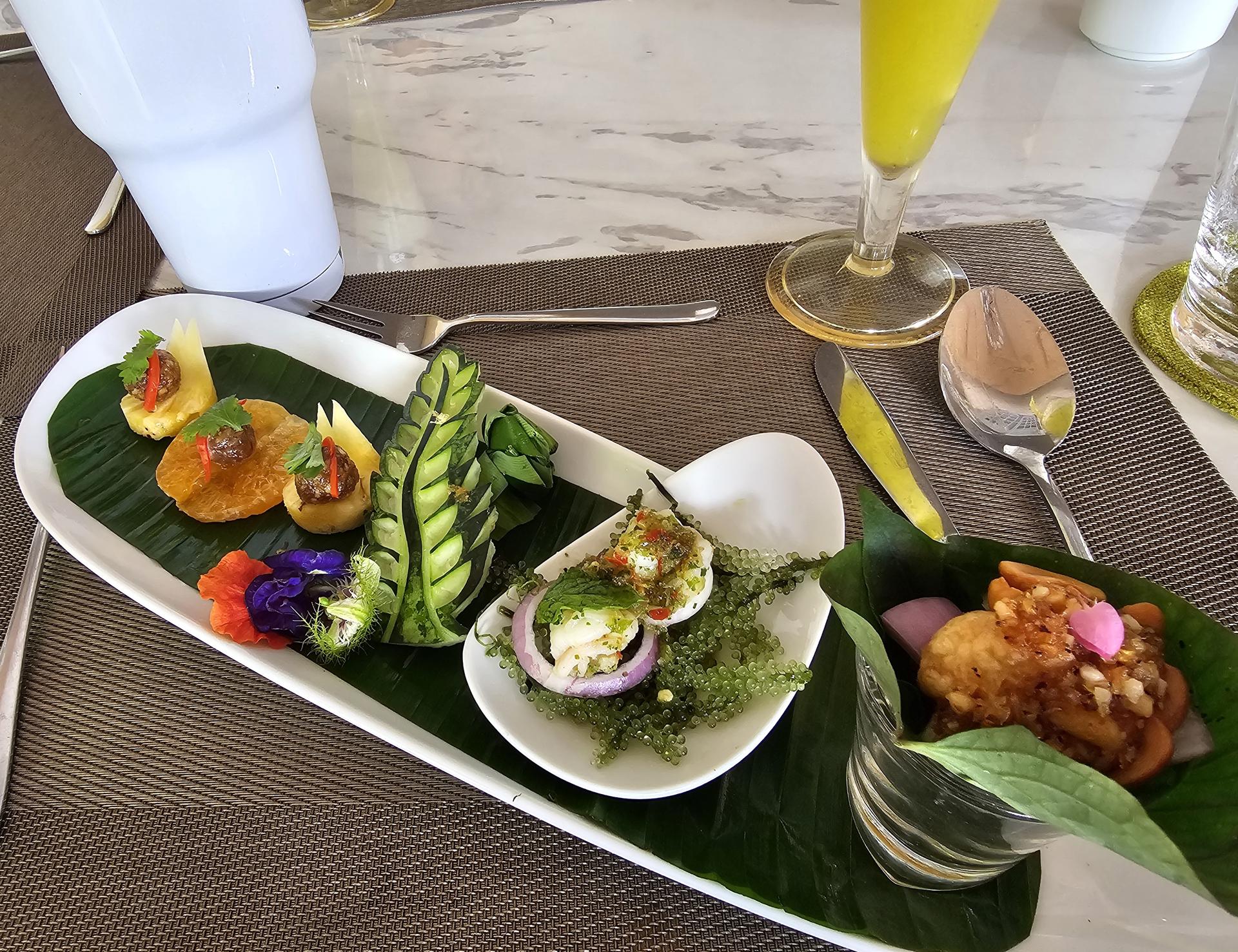 Savor the taste of sustainability! This dish, made with locally grown organic vegetables, highlights the rich flavors of Phuket, Thailand, while supporting a greener future. Photo provided by the authors.