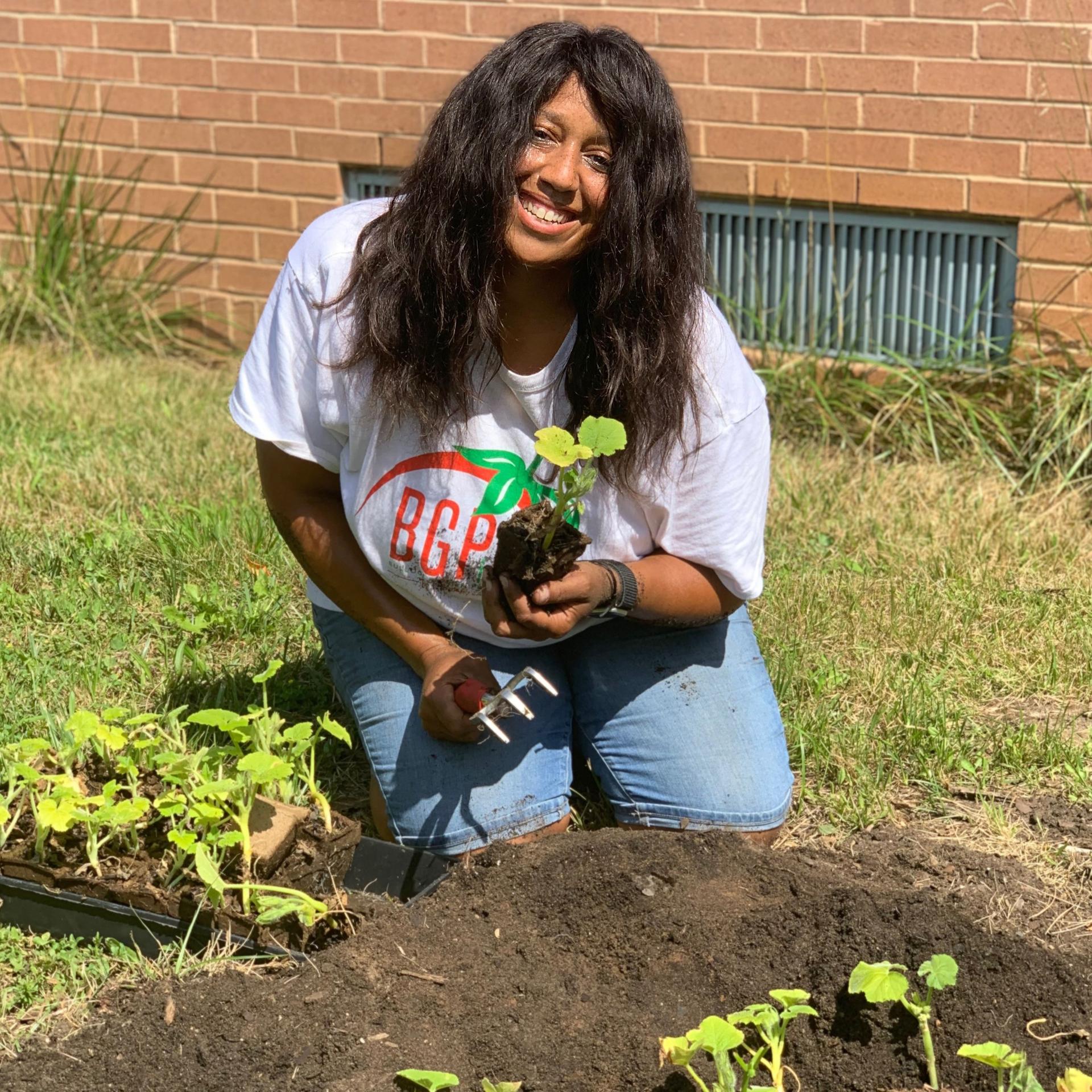 Glassboro Grows program collaborator Sonya Harris. Image provided by authors. 