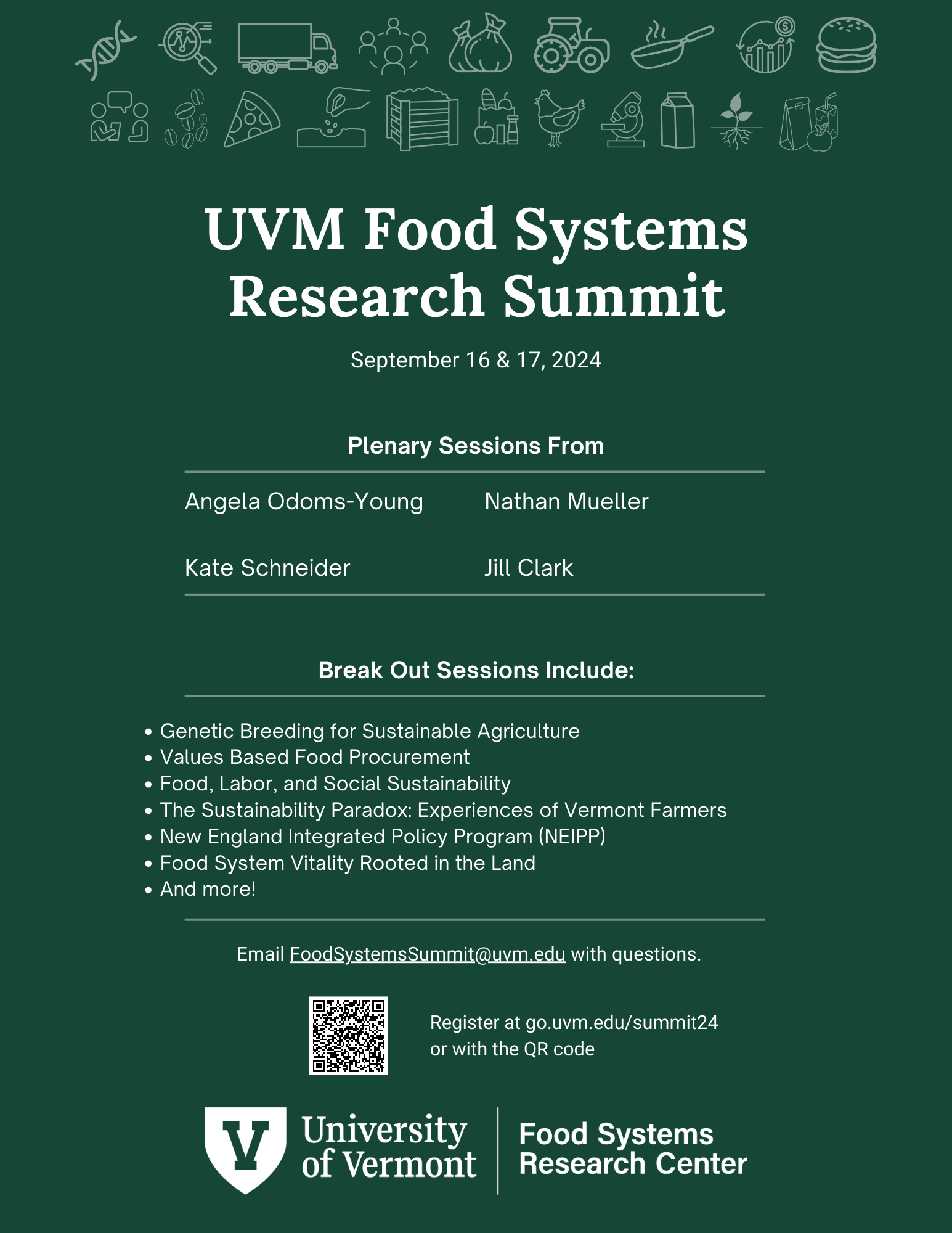 UVM Food Systems Research Summit