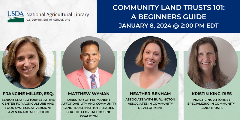 Photos and captions of the four speakers for the event