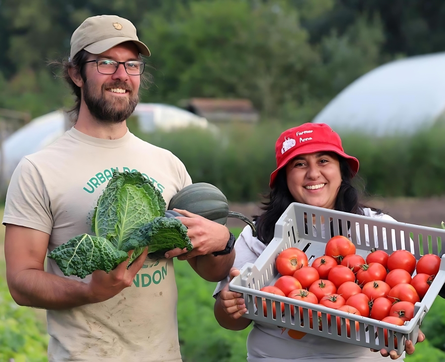 Urban farmers in London, Ontario, Canada. Photo by Urban Roots London .