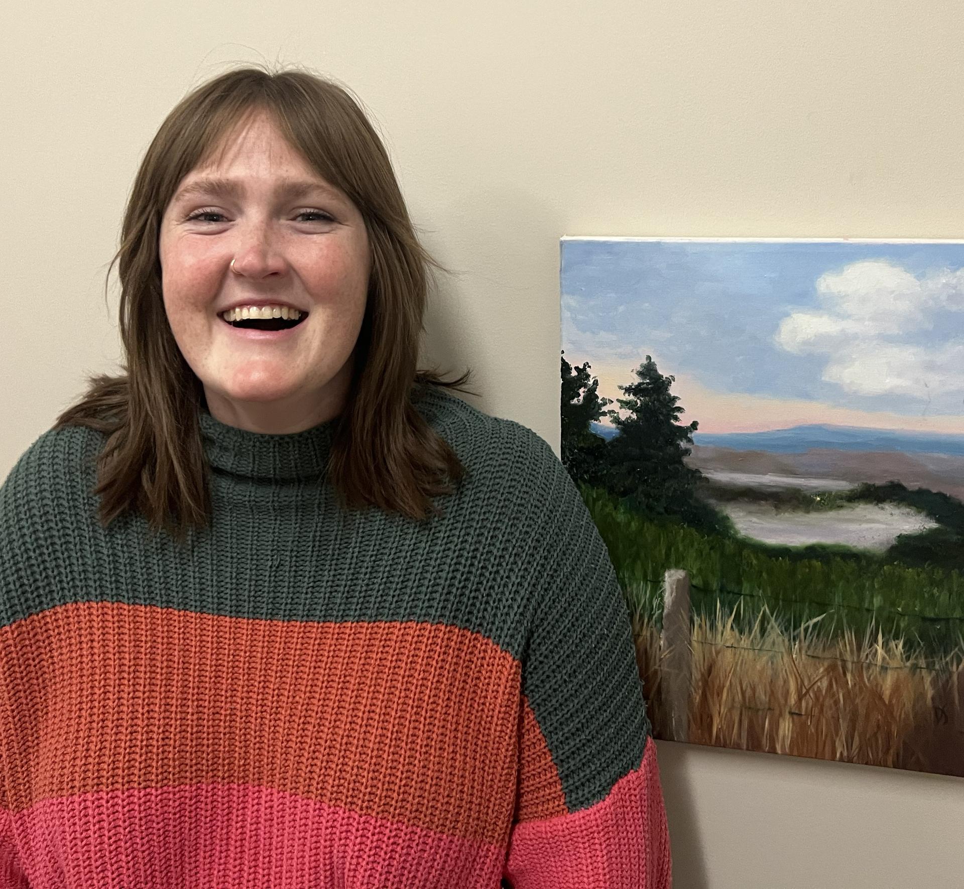 Photo of volunteer Ayron Walker, PhD, RDN. 