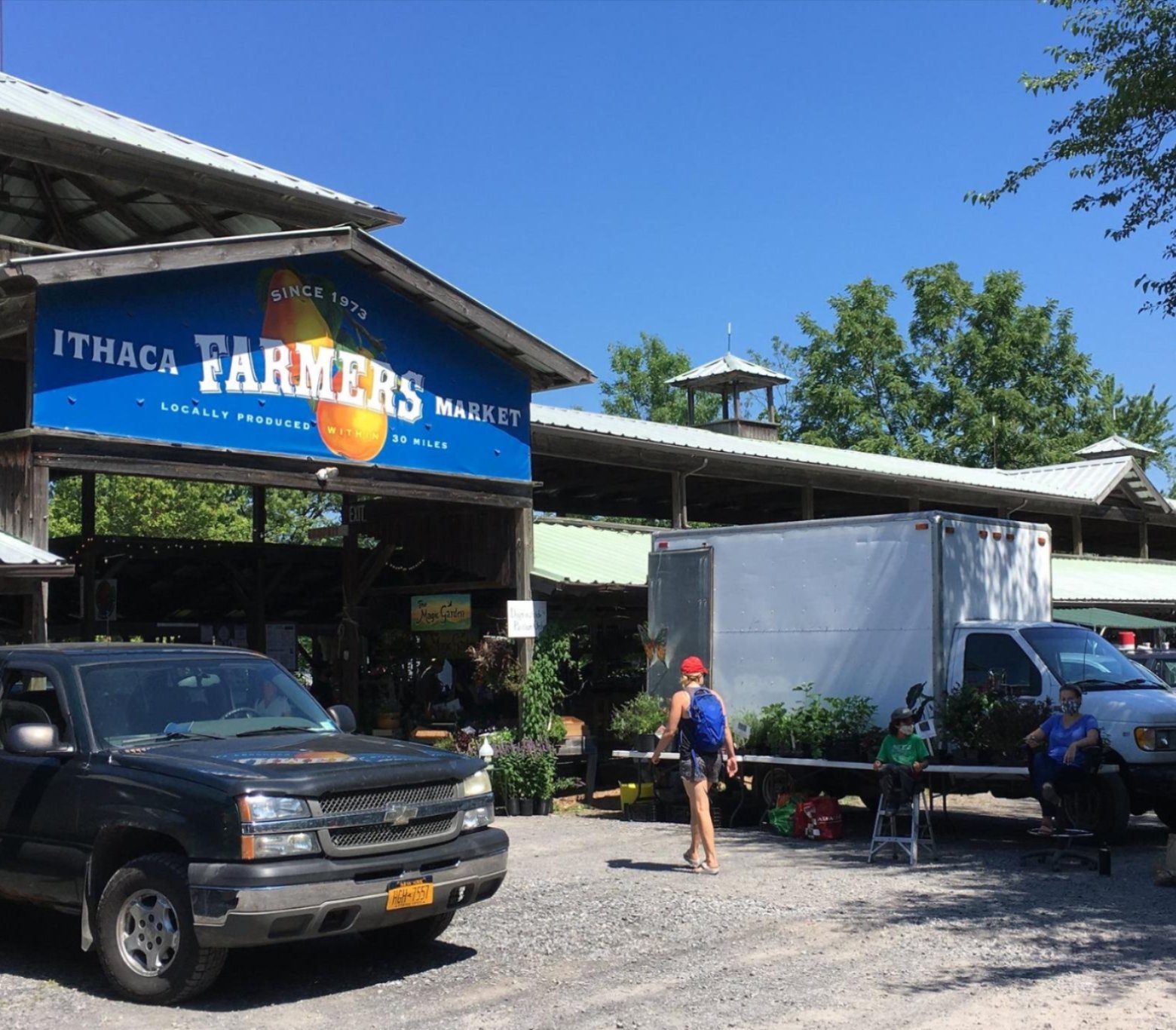 Photo: The Ithaca (NY) Farmers Market was founded in 1973 and is still going strong. Photo by Amy Christian.