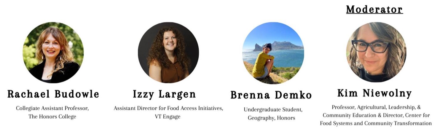 Speaker images and titles