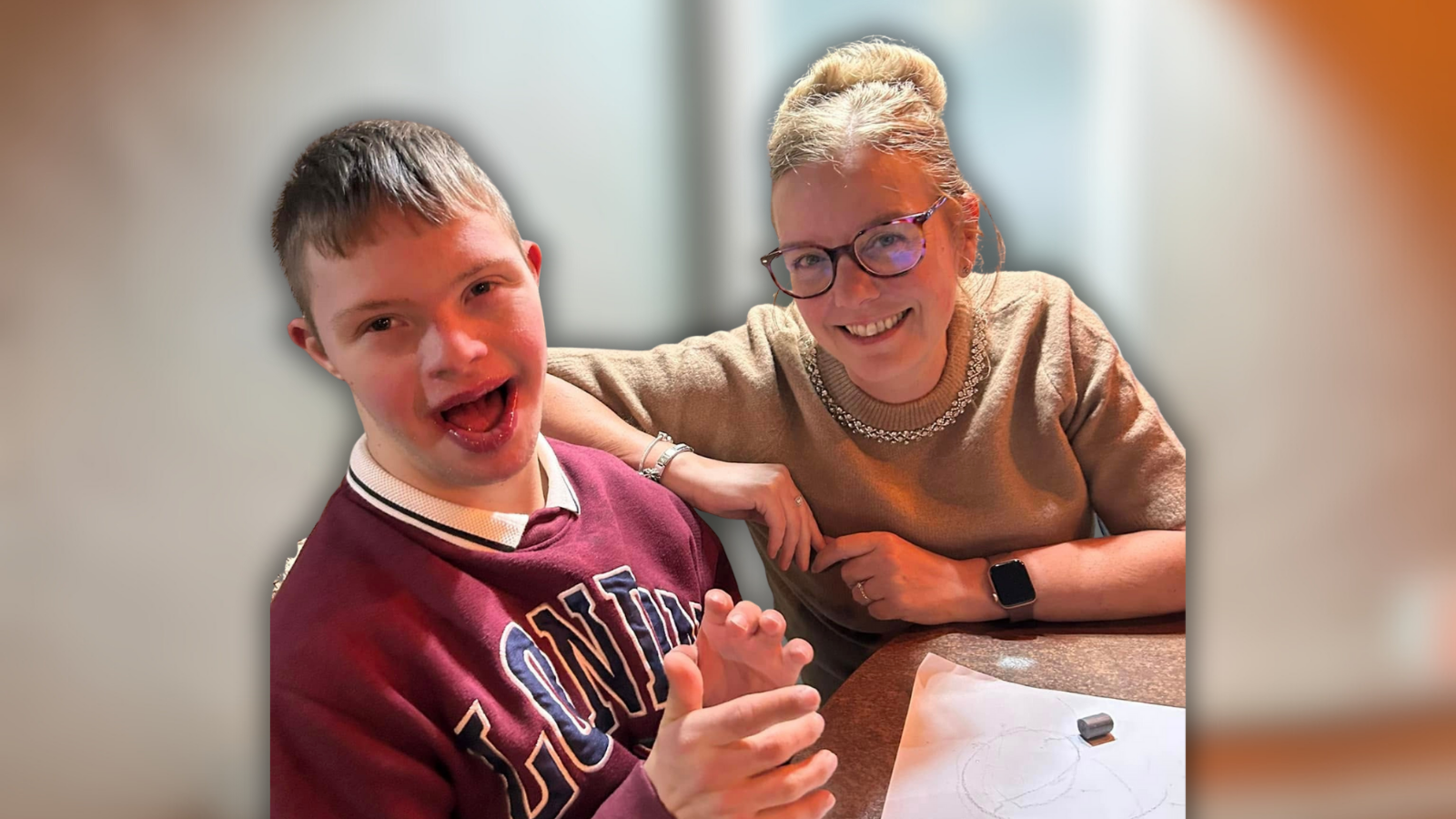 Image of Jo Lancaster and he rson Toby