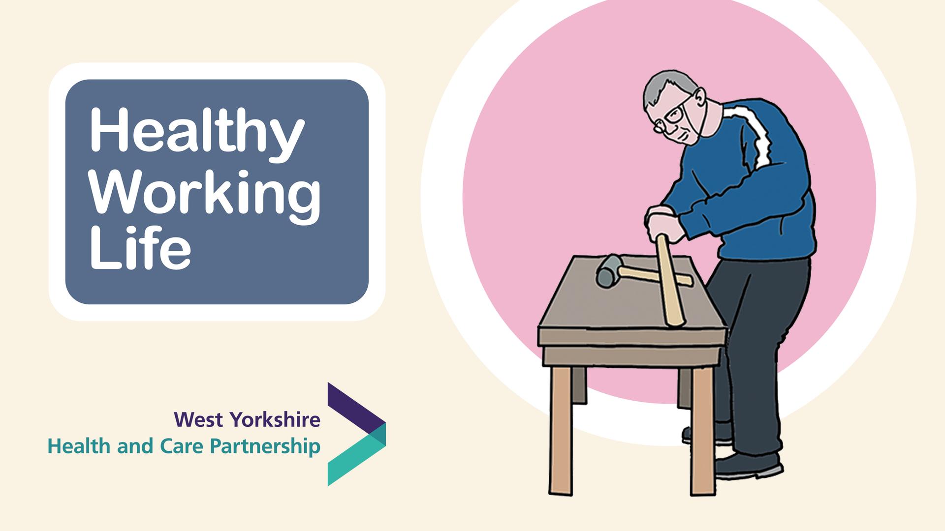 Image reading Healthy Working Life 