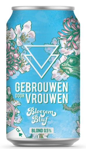 Gebrouwen door vrouwen bloesem bluf