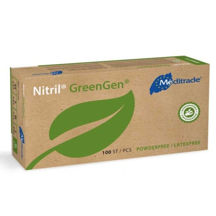 Nitrile® GreenGen® - grün - biologisch abbaubar - 100 Stück - Large