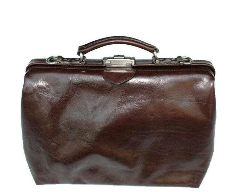 Mutsaers Leren Dokterstas - The Doctor - Medium Donkerbruin - De Laatste!!! wees snel