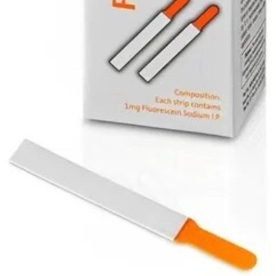 Fluoresceïne strips Fluoro Touch Strips 100 stuks