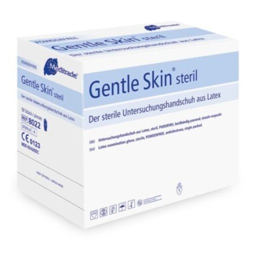 Gentle Skin® Latex steriele handschoen Large 50 stuks