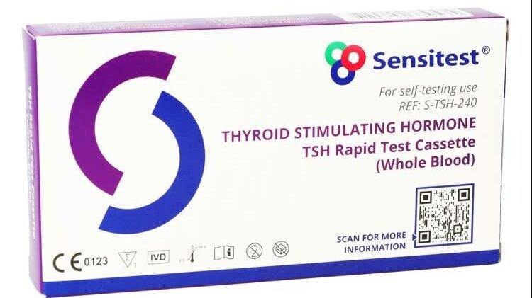 Sensitest TSH Sneltest - Zelftest voor Schildklierfunctie