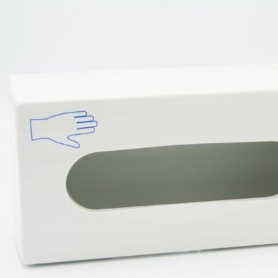 Handschoen dispenser kunststof wit