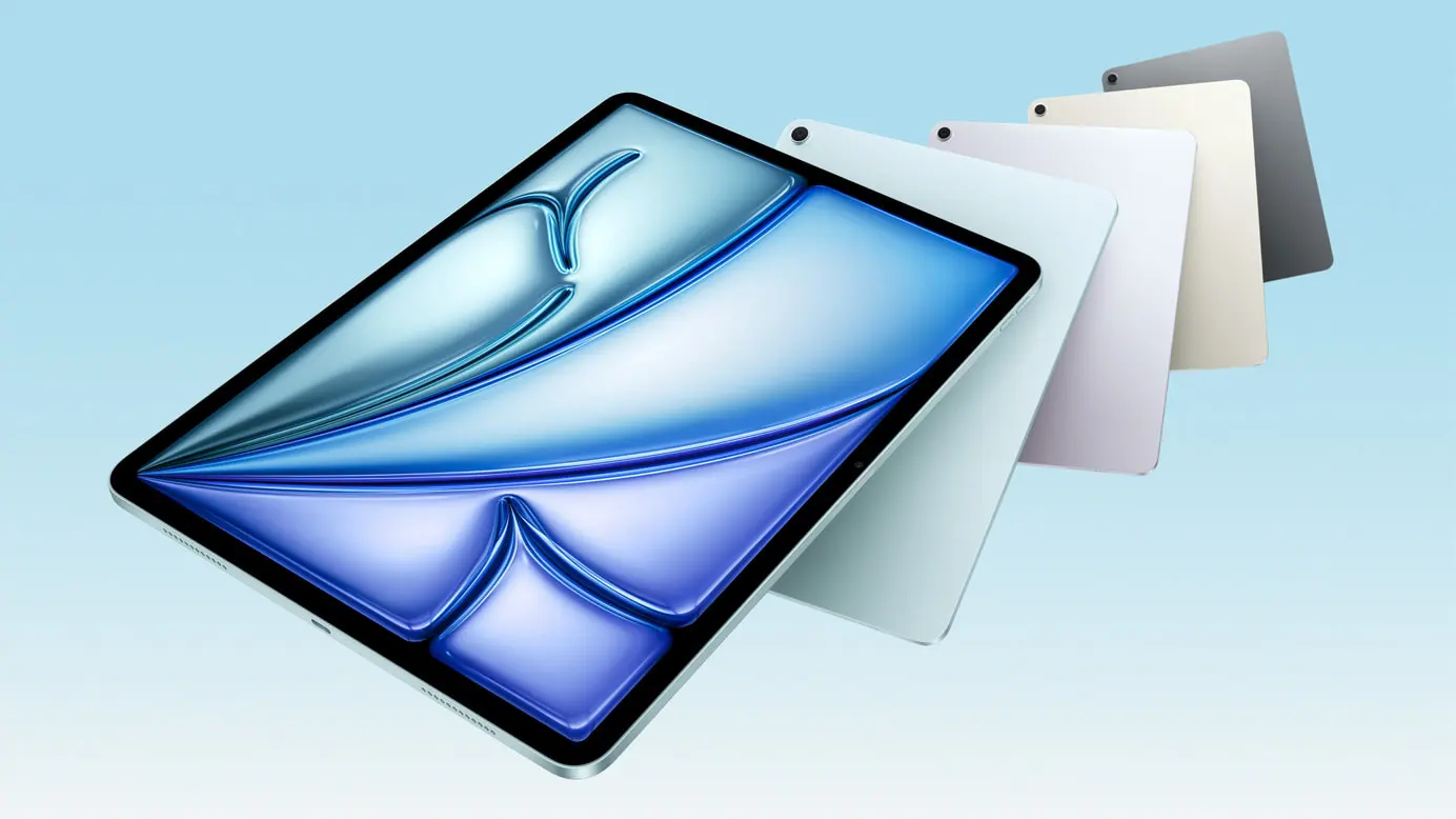 a group of iPad Air tablets